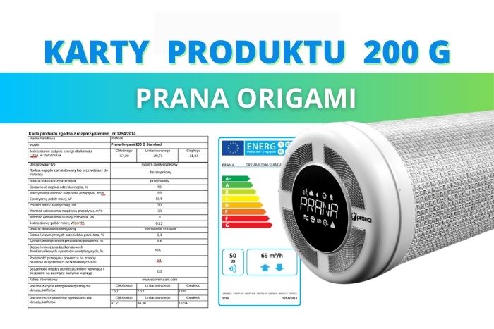 Karty produktu 200G Prana Origami